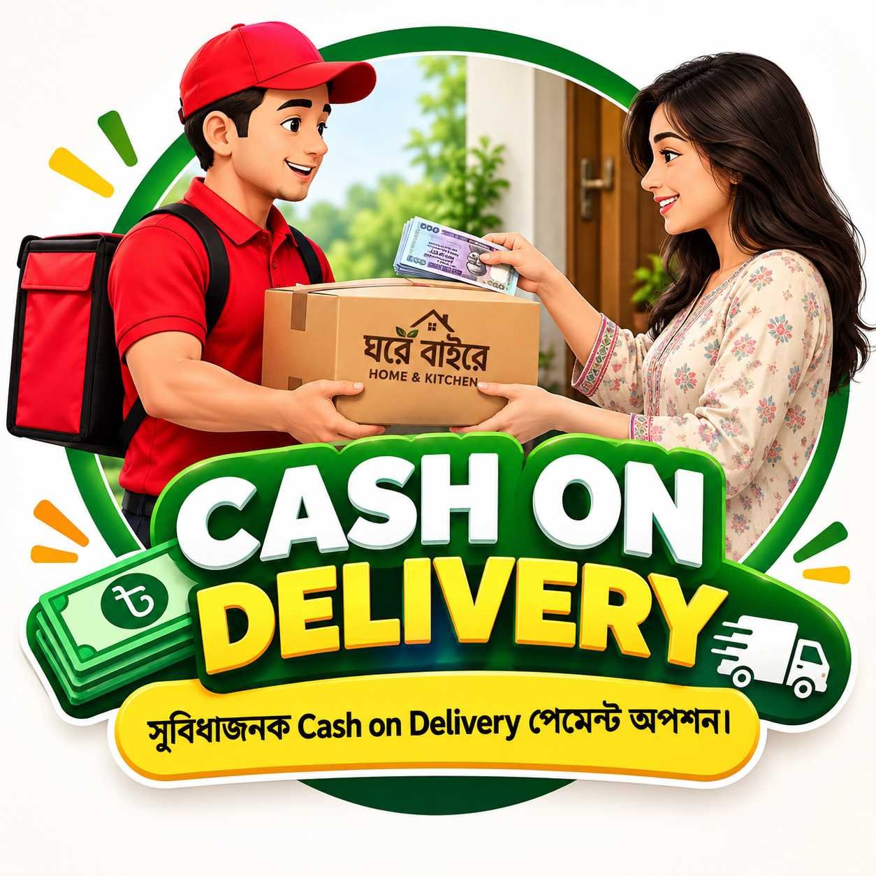 Cash on Delivery | ক্যাশ অন ডেলিভারি