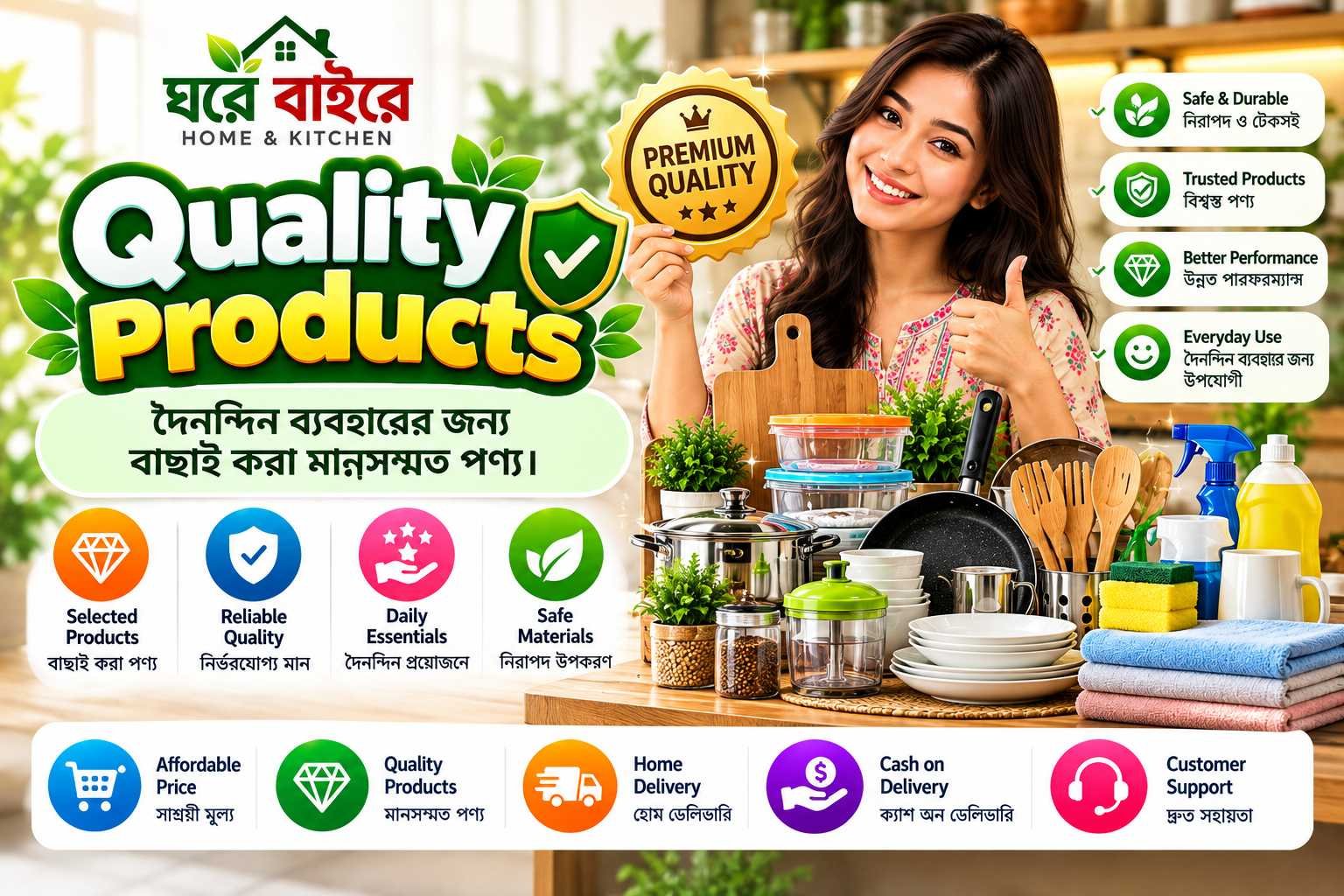 Quality Products | মানসম্মত পণ্য